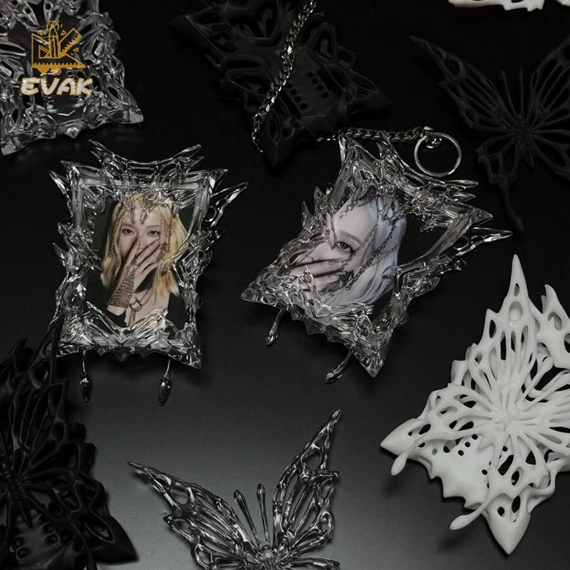Alittlesetrtu Thẩm Mỹ 3D Trong Suốt Photocard Giá Đỡ Kpop Thẻ Bảo Vệ Nhỏ Thẻ Hiển Thị Cảm Giác Cao Cấp Bao VN