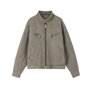 Áo khoác denim nam Gksss thời trang kiểu Mỹ cổ điển dáng rộng giản dị hợp thời trang áo khoác phong cách trung tính