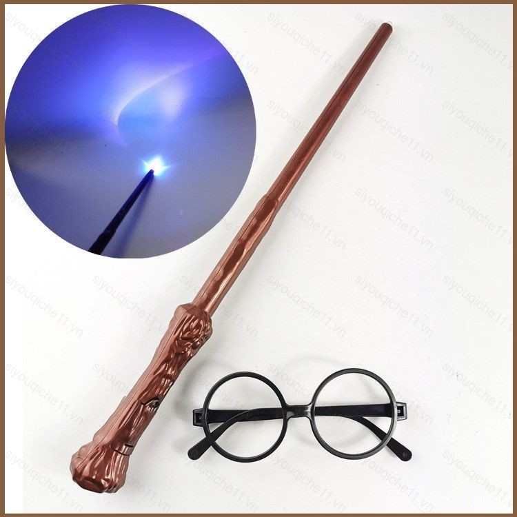 Siy7 Đèn Mới Đồ Chơi Điện Tử Harry Potter Magic Wand Kính Phát Sáng Âm Thanh Cây Đũa Phép Trẻ Em Cosplay Halloween Đạo Cụ Quà Tặng