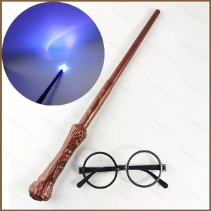 Siy7 Đèn Mới Đồ Chơi Điện Tử Harry Potter Magic Wand Kính Phát Sáng Âm Thanh Cây Đũa Phép Trẻ Em Cosplay Halloween Đạo Cụ Quà Tặng