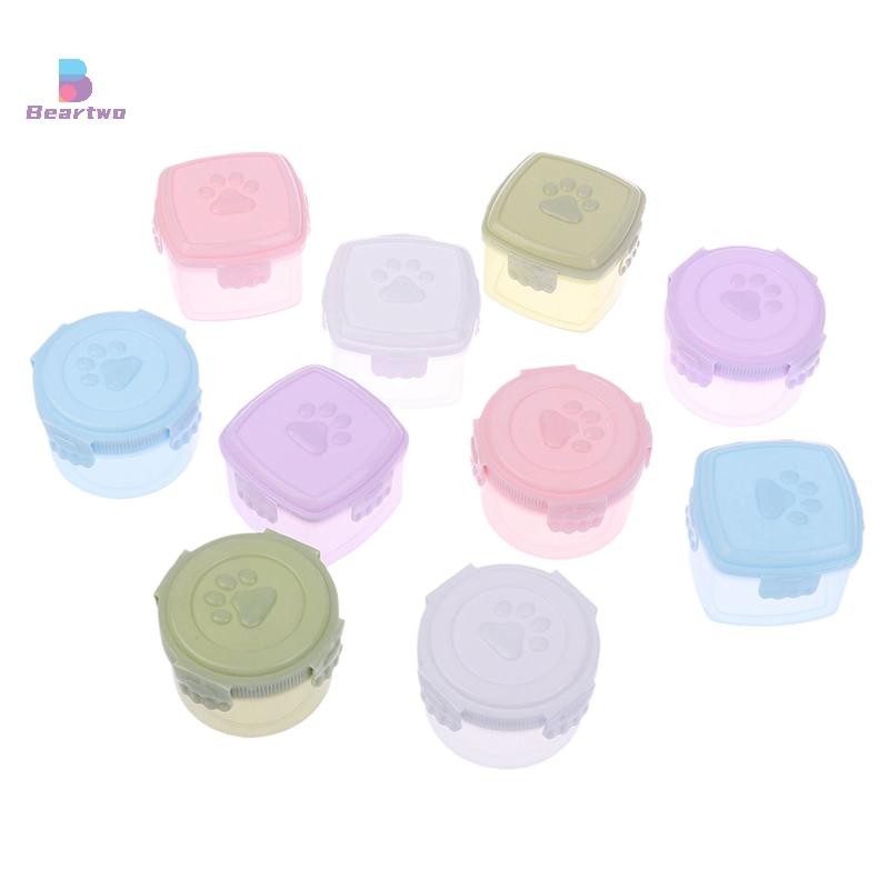 < Beartwo > 1 Chai Vuông Tròn Gia Vị Cà Chua Chai Nước Sốt Mật Ong Mù tạt Salad Trang Điểm Nhà Bếp Hộp Đựng Nước Sốt Bento Đẹp