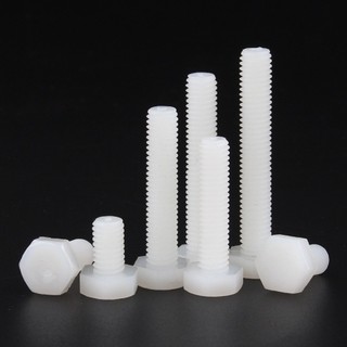 ((LXY) Bulong lục giác ngoài Nylon , Ốc lục giác nhựa M3 / M4 / M5 / M6 / M8 / M10 / M12 * L: 4-200mm (RM-VN-1)