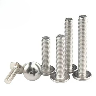 ((LXY)  đầu dù Ốc Vít / Bu lông đầu dù pake mạ niken M2 / M2.5 / M3 / M4 / M5 / M6 * L: 3-50mm (RM-VN-1)