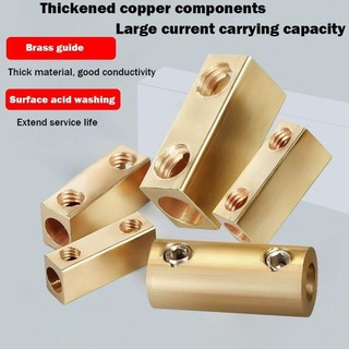 [Vận chuyển nhanh] Khối đầu cuối bằng đồng thau HAVENLYCO, Bộ chia công suất cao dòng điện cao chống nước, có đầu nối dây không áp suất ống co nhiệt
