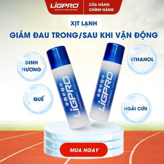 [Chai 200ml] Chai xịt lạnh giảm đau LIGPRO Giảm đau chấn thương thể thao Giảm giãn cơ hiệu quả