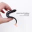 Swimbait nhân tạo, Mồi câu cá mềm đuôi T 15CM, Cá nhân tạo di động Mắt silicon nhân tạo Mồi câu cá