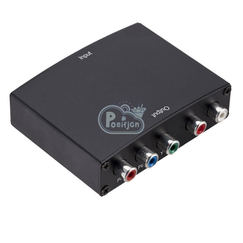 1 Bộ chuyển đổi độ phân giải cao Ypbpr sang HDMI màu đen sang HDMI