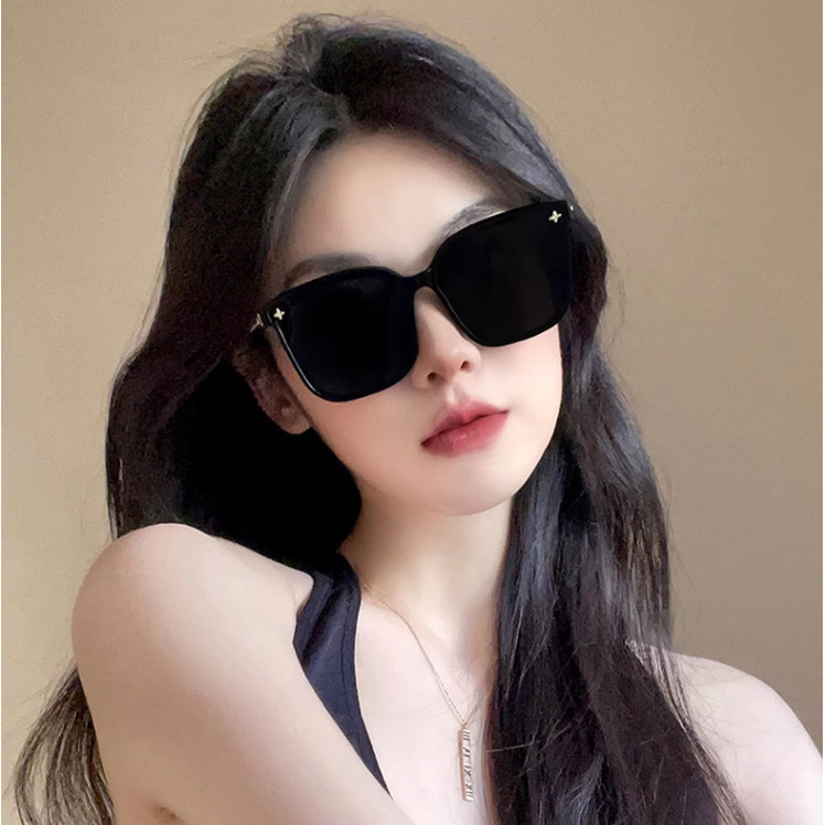 Kính râm mát GM mắt vuông thời trang nam nữ phong cách Hàn Quốc siêu ngầu chống tia UV HANASO 405