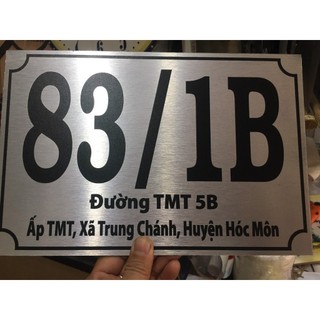 Bảng số nhà, biển số nhà, bảng phòng ban, hộ kinh doanh, bảng phòng chức năng - in theo yêu cầu in UV trực tiếp sắc nét