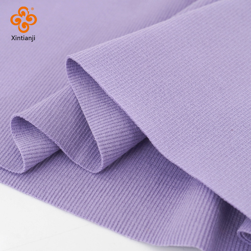 Cotton Spandex Rib Vải Cho Mùa Đông Áo Len Cổ Áo Placket Quần Áo Áo Áo Còng DIY May Phụ Kiện Chất Liệu 50x120cm K302876