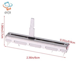 [DTA] 1 Cái Cho 60mm DJM 350 400 600 700 800 Đẩy Fader Trượt Thẳng Potentiometer DJ Mixer Stereo Fade Trượt Potentiometer VN