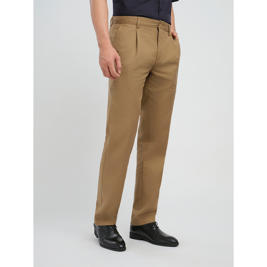 Quần khaki 1ly VIETTIEN SMART CASUAL vải poly phom regular  VT00000262