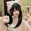 TOPTOOLCX Tai Mèo Băng Đô, Cosplay Ren Đầu Quấn, Nơ Lolita Mũ Đội Đầu Phụ Kiện Tóc