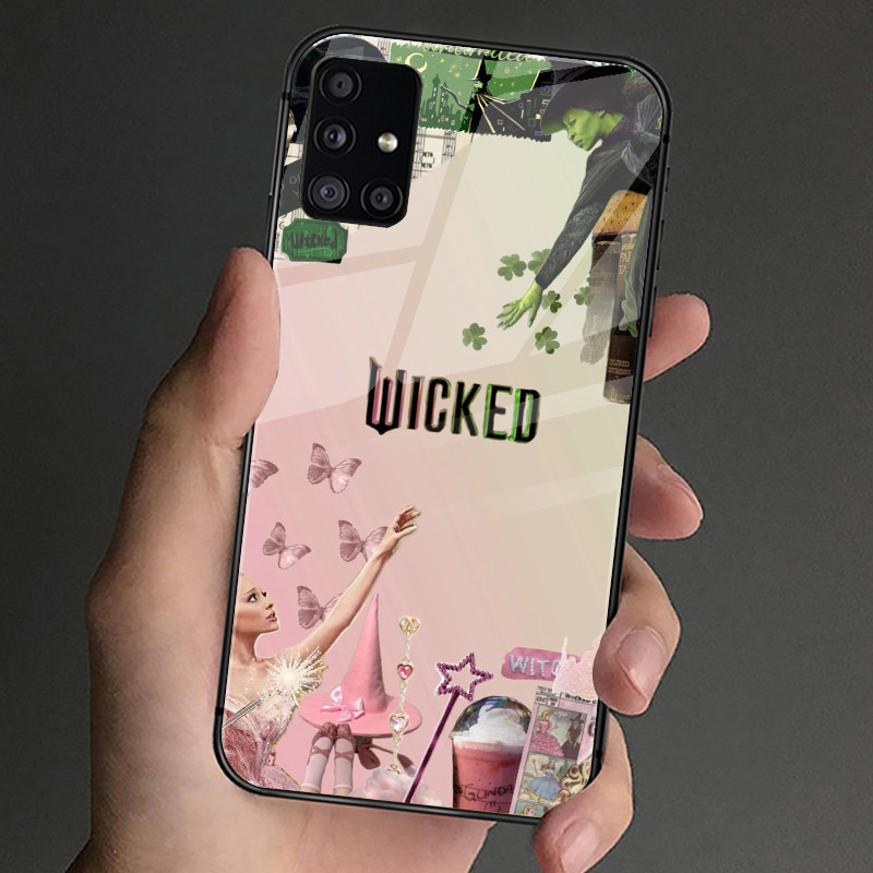 Ốp Điện Thoại Kính Cường Lực Wicked Elphaba 02 Cho Samsung Galaxy S9 Plus S10 S10e S20 FE S20 Plus S21 S22 S23 S24 Ultra Cover