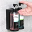 Chai đựng nước súc thân dầu gội ROLY, Chai dầu gội rỗng màu hổ phách 300ML, có máy bơm Chai tắm treo tường dung tích lớn