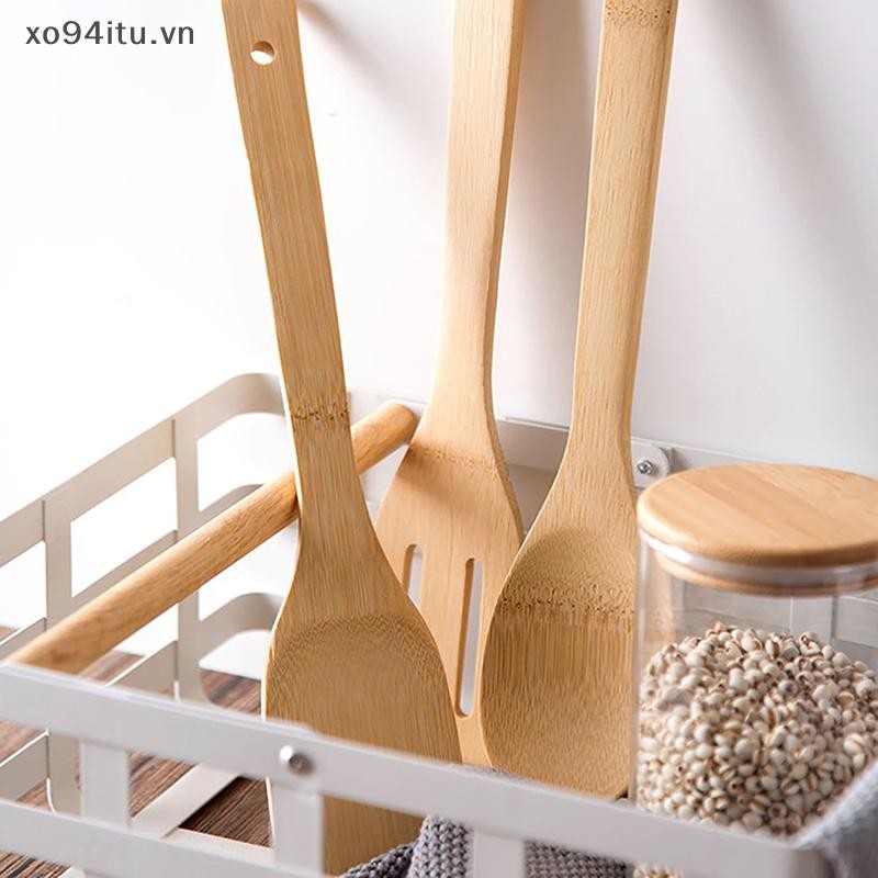 Xoitu Bộ Dụng Cụ Nhà Bếp Tre Chống Dính Chảo Chiên Thìa Tre Thìa Cơm Thìa Chịu Nhiệt Độ Cao Nấu Ăn VN