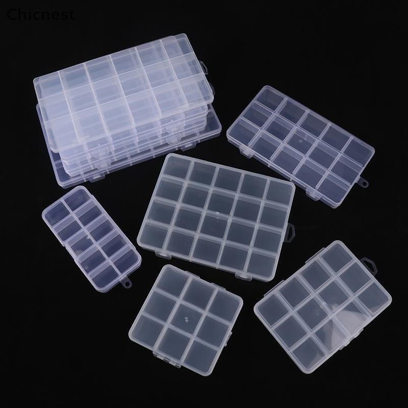 [Chc] Bộ Dụng Cụ Nhựa Hộp Bảo Quản Móng Tay Nghệ Thuật Kim Cương Giả Dụng Cụ Hạt Hộp Bảo Quản Hộp Đựng Người Tổ Chức [VN]