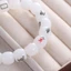 Vòng tay mạt chược DARON, Vòng tay hạt Acrylic đàn hồi may mắn, Phụ kiện trang sức dây tay cá tính Cô gái thủ công