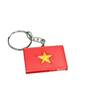 Móc khóa cờ đỏ sao vàng | phụ kiện biểu tượng quốc kỳ Việt Nam – tinh tế, bền đẹp