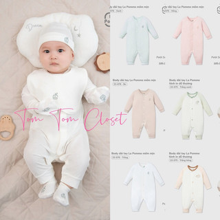 La Pomme tổng hợp body dài tay NB cho bé T6.0