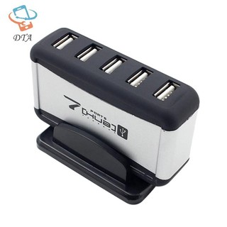 [DTA] USB 7 cổng HUB chạy bằng cáp chuyển đổi AC Tốc độ cao Phích cắm EU / US cho PC Laptop VN