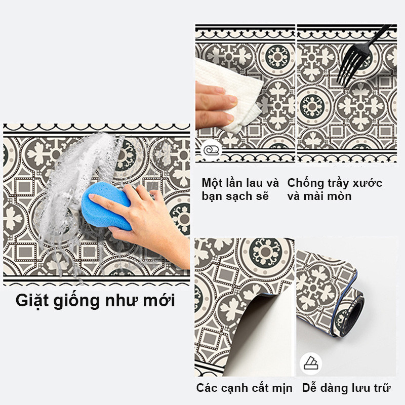 Vải Chống Trượt Bồn Rửa Nhà Bếp, Thấm Hút Nhanh & Dễ Lau Chùi, Chống Trơn Hiệu Quả