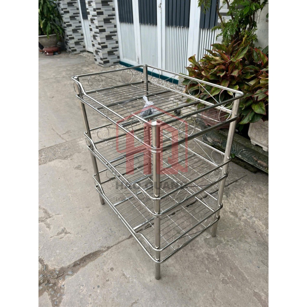 Kệ Chén Inox 201 2-3 Tầng Tiện Dụng – Thiết Kế Gọn Gàng, Sang Trọng, Bền Đẹp