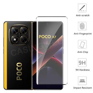 POCO X7 2025 Tấm Bảo Vệ Màn Hình Cho POCO X7Pro PocoX7 Poco X7Pro X 7 Pro F6 Pro Turbo 4 4G 5G Full Cover Mặt Trước Mặt Sau Bảo Vệ Ống Kính Kính Cường Lực Phim