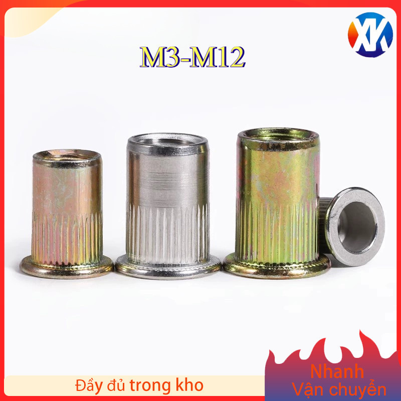 đai ốc rút, ecu rivet rút, tán rút các loại inox 304 /Tán ecu rút Mạ ...
