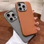 Dành Cho Xiaomi 15 14T 13T Pro Mi 11 Lite Ốp Điện Thoại Kết Cấu Da Kinh Doanh Sang Trọng Đơn Giản Màu Trơn Nhiều Màu Sắc Đen Trắng Nâu Bé Trai Bé Gái Nam Nữ Vỏ Mềm Ốp Lưng