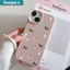 ibumpers Ốp Lưng IPhone Đơn Giản Đáng Yêu Con Chó Con Cho IPhone 16 15 14 12 13 11 Pro Max IP 7 8 Plus X XS XR Ốp Điện Thoại Mỏng Silicon Mềm Da Họa Tiết