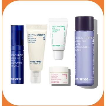 [Mẫu] Dòng mẫu innisfree (Trà xanh Collagen, Retinol Cica, DRPN SkinBooster) / [SAMPLE] innisfree Sample Series(Collagen Green Tea, Retinol Cica, PDRN SkinBooster)