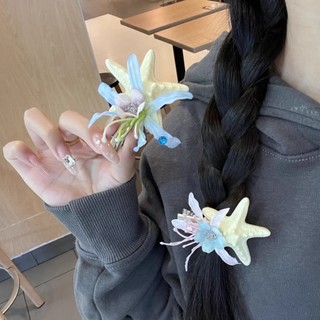 Kẹp tóc sao biển màu Mũ trẻ em ngọt ngào