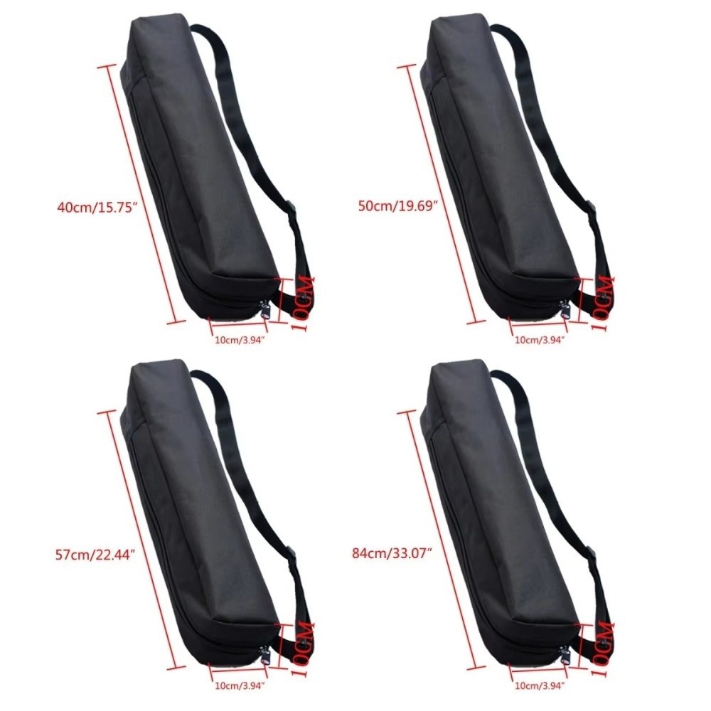 Túi xách tay ESSENCEH, có dây đeo Chân máy màu đen, (40-84cm) Túi đựng chân máy di động bằng vải Chân máy đứng
