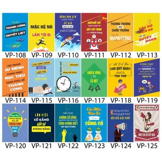 39K. Tranh động lực, văn phòng, tranh phòng khách, trang châm ngôn trang trí phòng học, Slogan truyền động lực làm việc.