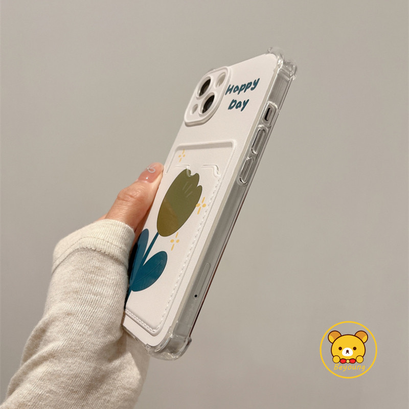 Vỏ Ví Hoa Tươi Cho Redmi Note 14 13 12 11 Pro Plus 11S 10 Pro Max 10S 8T 8 Pro 5G 4G Vỏ Điện Thoại Hoạt Hình Dễ Thương Đựng Thẻ Hoa Mềm