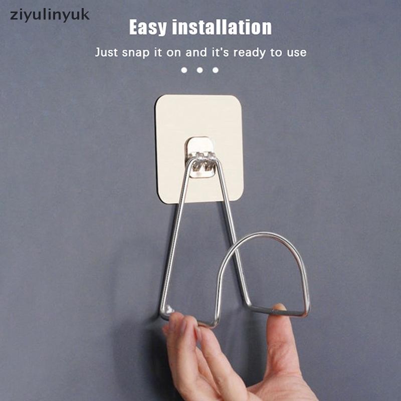 Ziyulinyuk Giá Treo Tường Mũ Bảo Hiểm Xe Máy/Xe Đạp, Thép Không Gỉ, Móc Hiển Thị