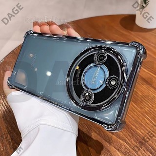 Vỏ TPU silicon mạ COD cho Honor X9c Smart X9B X9A Trong suốt cho Ốp điện thoại túi khí bốn góc trong suốt Ốp lưng mềm chống sốc Camera bảo vệ mặt sau DAGE