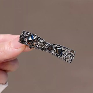 MAUROPOLI [Sẵn Sàng] Kẹp Tóc Cung Pha Lê Cao Cấp Kẹp Bên Nổ Kẹp Mỏ Vịt Kẹp Tóc Hợp Kim Tinh Tế