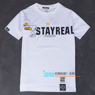 100% Cotton 2025 Nam Nữ Mùa Hè Mới Quần Áo Dạo Phố Mayday Ashin Snoopy Tay Ngắn