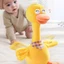Đồ chơi sang trọng vịt điện FUHUIOT, Phiên bản tiếng Anh Vịt nhảy múa nhảy múa Vịt nói, Ghi âm lặp lại những gì bạn nói Hát lặp đi lặp lại Vịt nói Quà tặng trẻ em