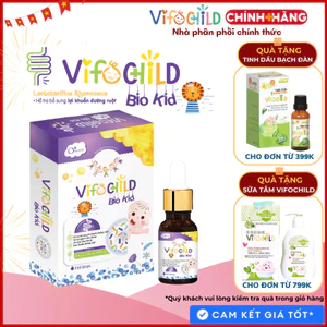 Men vi sinh VIFOCHILD 5ml Bio Kid Giúp hệ tiêu hóa của bé luôn khỏe mạnh Baby 1