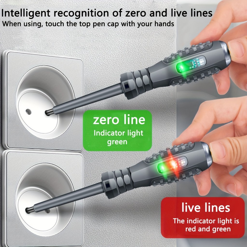 Bút Thử Điện Chuyên Dụng Cho Thợ Điện  phát hiện 70V-600V Máy dò nguồn cảm ứng không tiếp xúc AC tuốc nơ vít