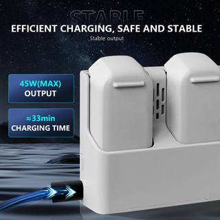 Dành cho phụ tùng sạc nhanh máy bay không người lái DJI Neo phụ kiện sạc pin kép