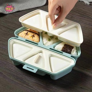 Mẫu Trilater 6 trong 1 N & X cho Khuôn Sushi Cơm Hộp Bento Đồ Dùng Nhà Bếp Khuôn Cho Trẻ Em Bộ Làm Sushi.
