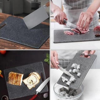Thớt Rau SAVORBOX, Thớt PP Hai Mặt Chống Sữa, Kết Cấu Đá Cẩm Thạch Bền Thực Phẩm Chống Trơn Trượt Thịt Thớt Máy Rửa Bát An Toàn