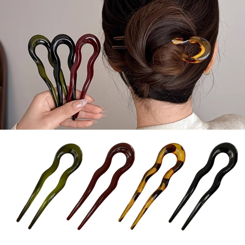 Exhila Nhẹ Hình Chữ U Nĩa Tóc Thời Trang Kẹp Tóc Chignon Trang Sức Thời Trang Phụ Kiện Tóc Cho Đám Cưới Và Tiệc
