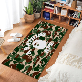 Bape Họa Tiết Một Mặt In Hình Thảm Cashmere Giả Phòng Ngủ Nhà Bếp Thảm Chống Trơn Trượt Trang Trí Nhà Cửa