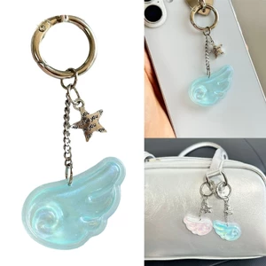 Treeling Túi đa năng Charm Móc khóa Kết hợp Star Wing Chi tiết ngôi sao lấp lánh