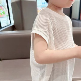 Mùa Hè Phong Cách Mới Bé Trai Bỏ Túi Áo Vest Không Tay Trẻ Em Phiên Bản Hàn Quốc Rời Mềm Mại Thoáng Khí Bé Gái Áo
